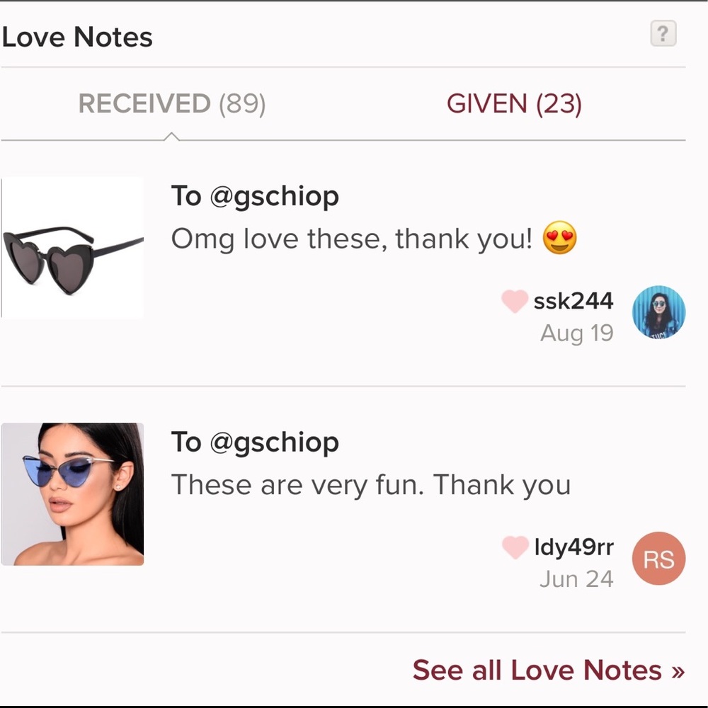 Heart shape Sunglasses - Picture 8 of 8